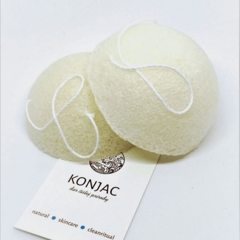 konjac hubka biela